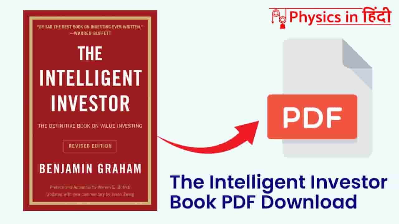 The Intelligent Investor Book PDF