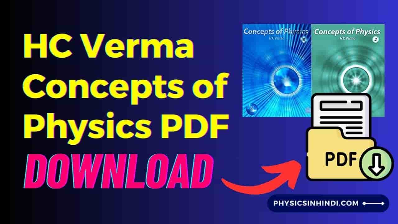 HC Verma Concepts of Physics PDF